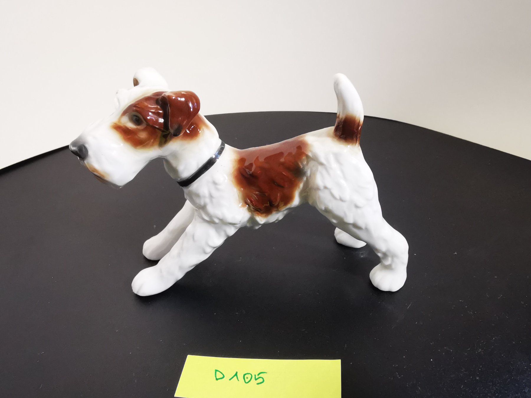 Statuette: Hundefigur Drahthaar Terrier; Wire Fox Terrier – Usato da Dübendorf venduto da aschiduebendorf 2
