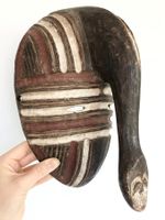 ausdrucksstarke alte Kwele Maske Gabun Höhe 32 cm Top