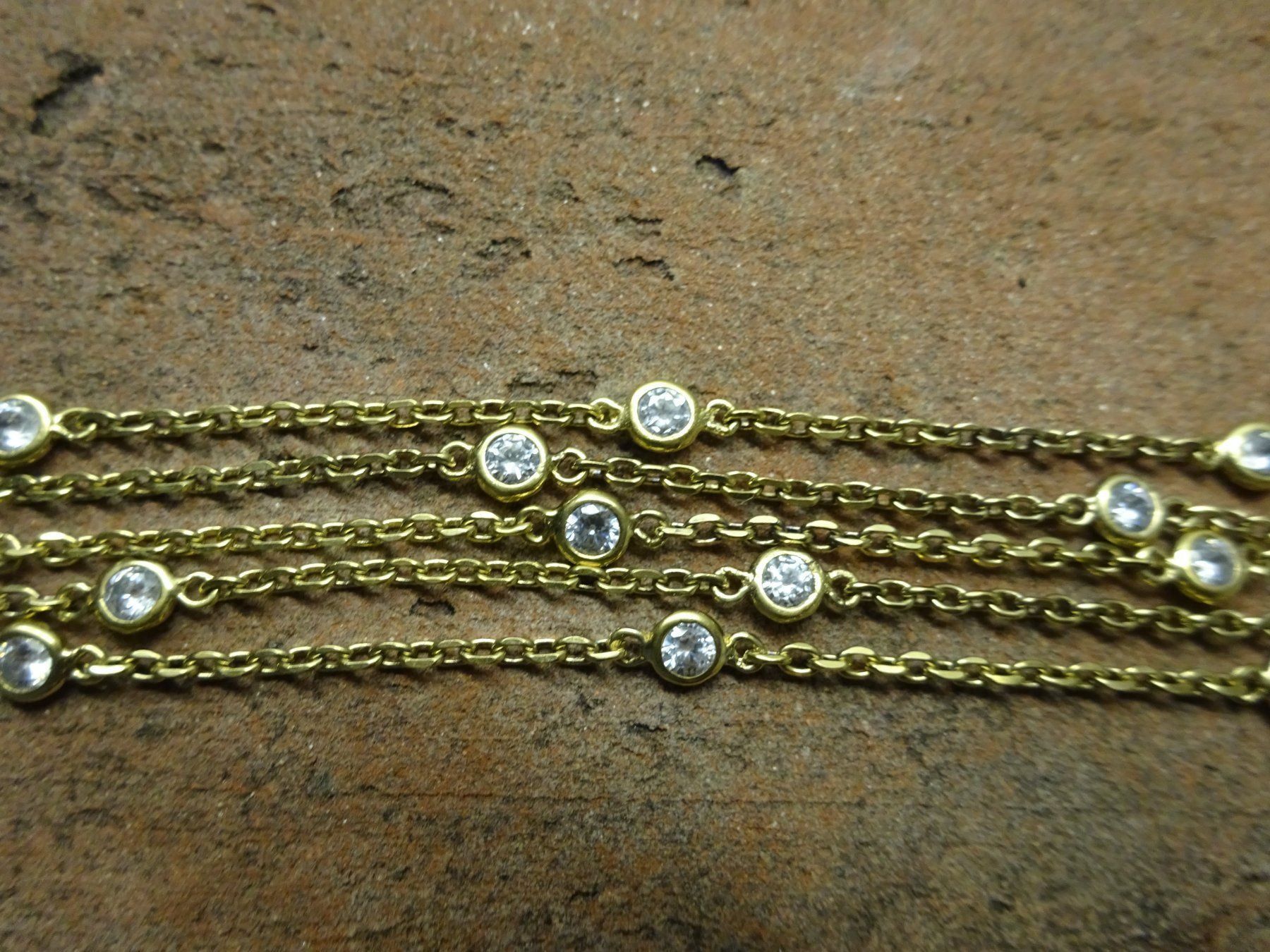 Catenine: Collier mit Zirkonia – Usato da Esslingen venduto da FetteSchnecke 8