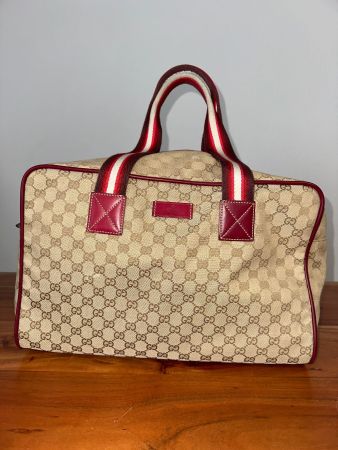Gucci Reisetasche Weekender GG Monogram Web Medium