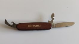 Altes Sackmesser Solingen SIHI-HALBERG, Holzoptik (LP1)