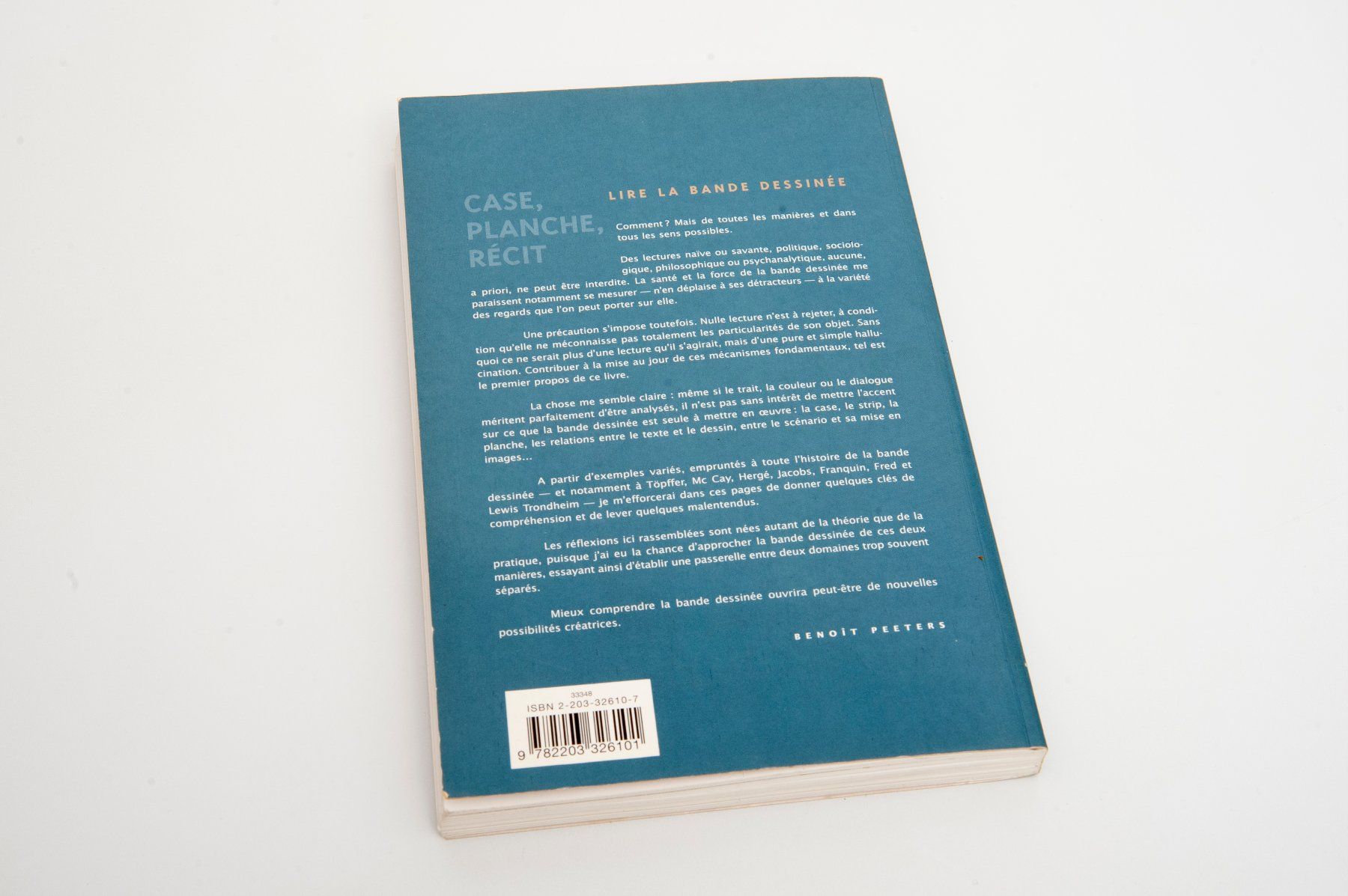 BD: Benoît Peeters - Case, Planche, récit. – D'occasion à Lausanne par Phlox02 5