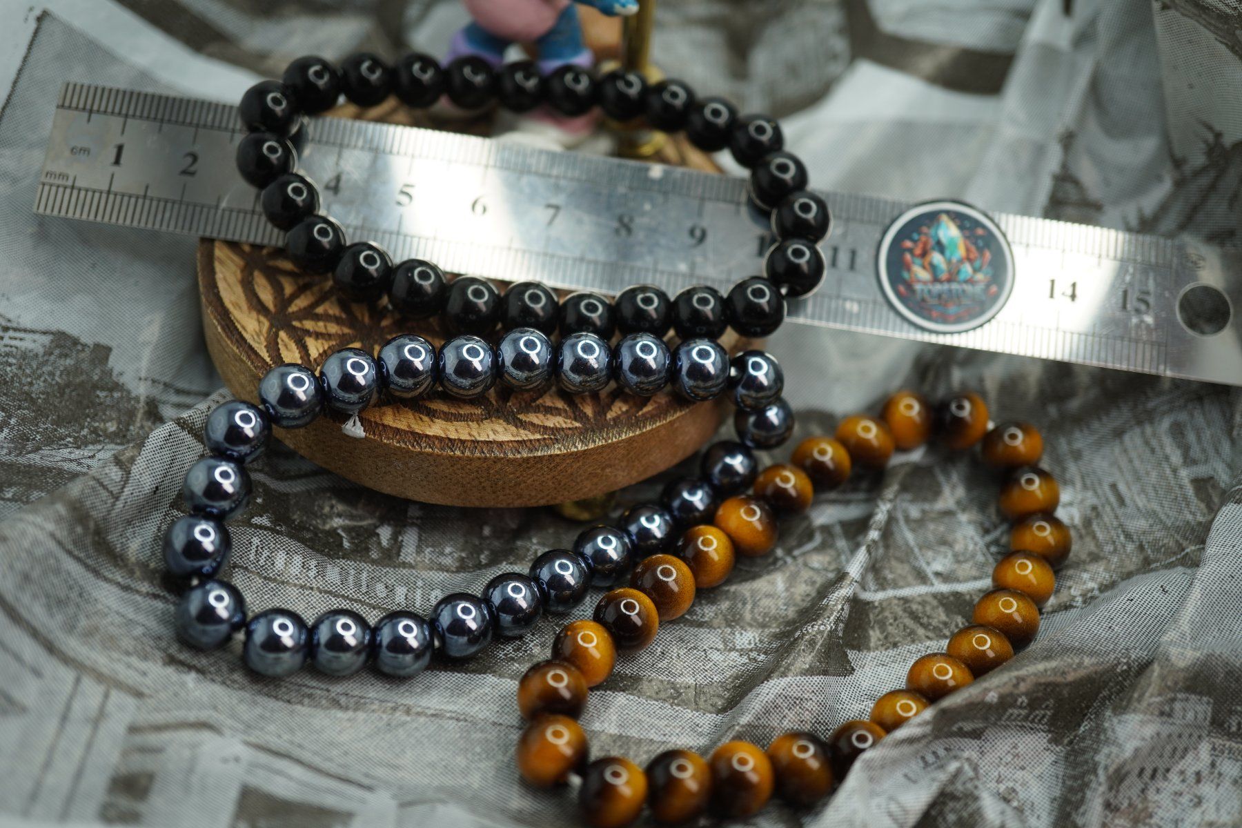 Mineralien & Heilsteine: 3 Kugel Armbänder    ab 1.-      (Räumung!) – Neu und originalverpackt aus Eschenbach SG von topstone 5