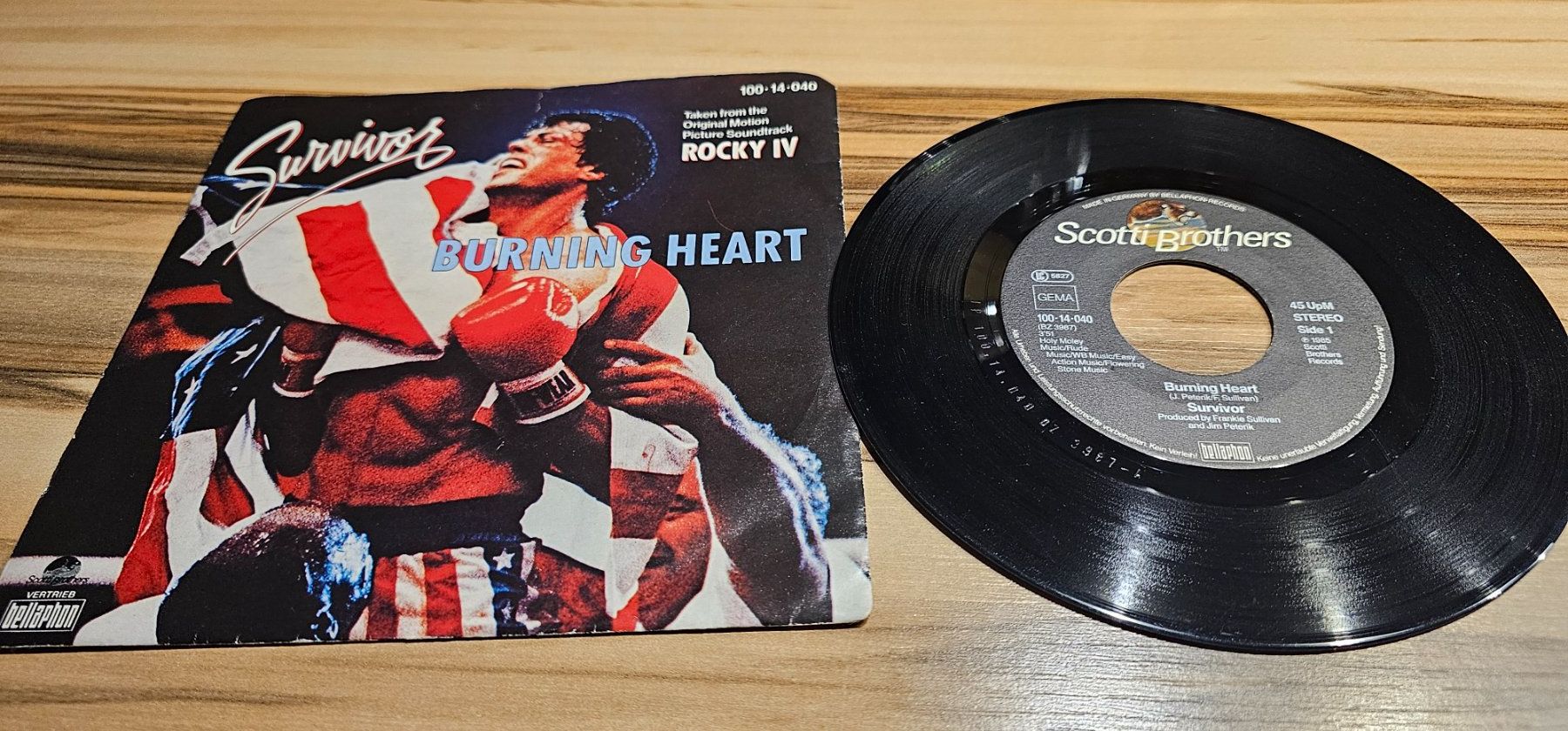 Dischi in vinile: Survivor- Burning Heart/ Vinyl Single – Usato da Geuensee venduto da jes_9xyk