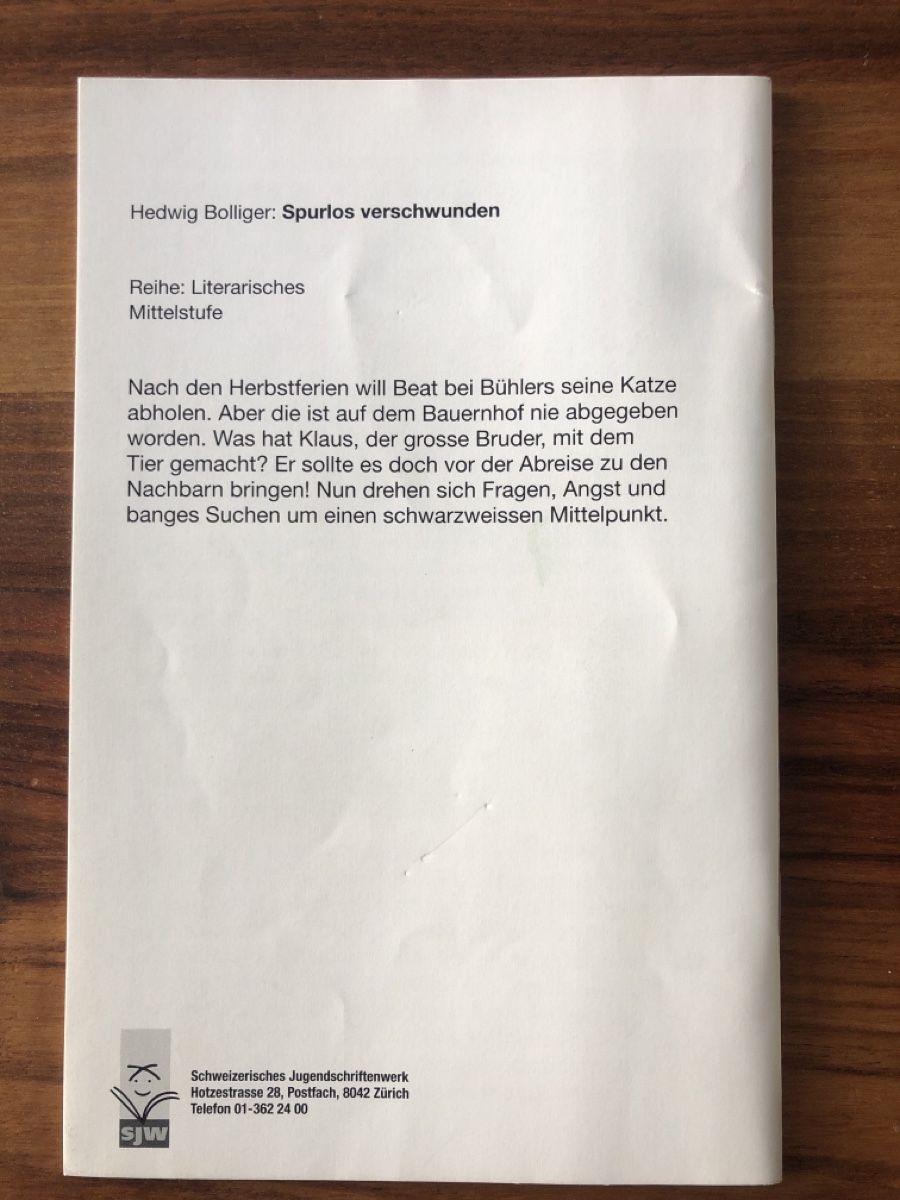 Zeitschriften & Magazine: SJW Heft Nr. 2030 – Gebraucht aus Niederneunforn von Maralisa 1
