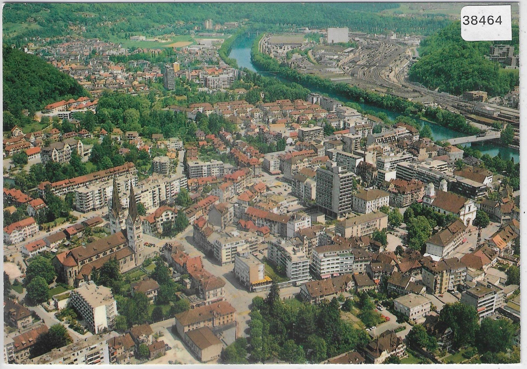 Cartoline postali: Flugaufnahme Olten SO – Usato da Ettingen venduto da Kartenplanet