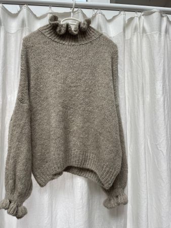 Strickpullover neu in beige, Grösse M