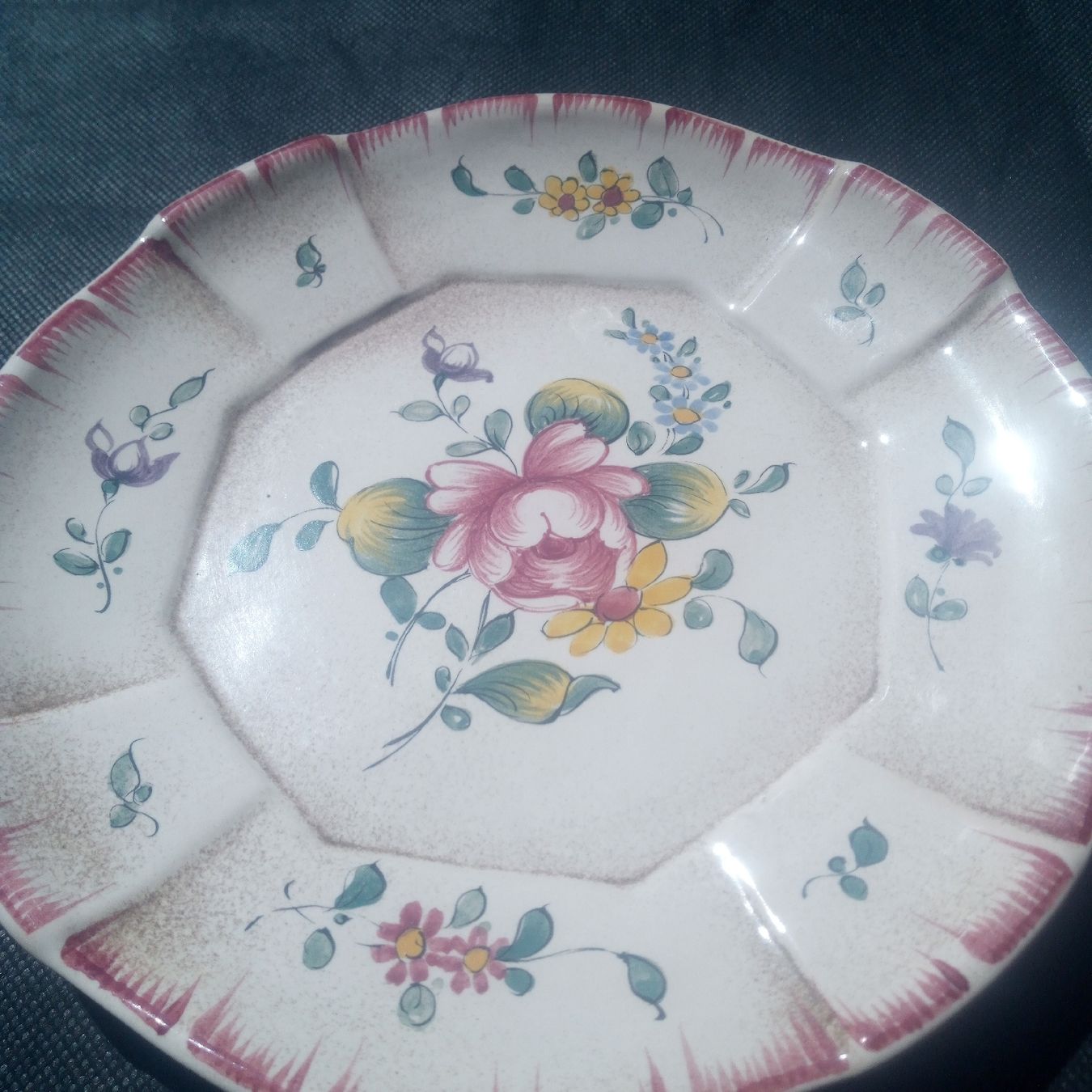 Piatti: Deko-Teller mit Blumenmuster, 18cm, Sihl, Vintage – Usato da Luzern venduto da toenu23 1