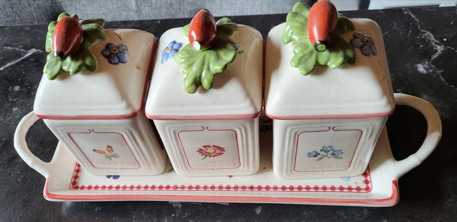 Villeroy & Boch Set di piatti: Villeroy & Boch Petite Fleur Charm Marmeladenglas – Usato da  venduto da
