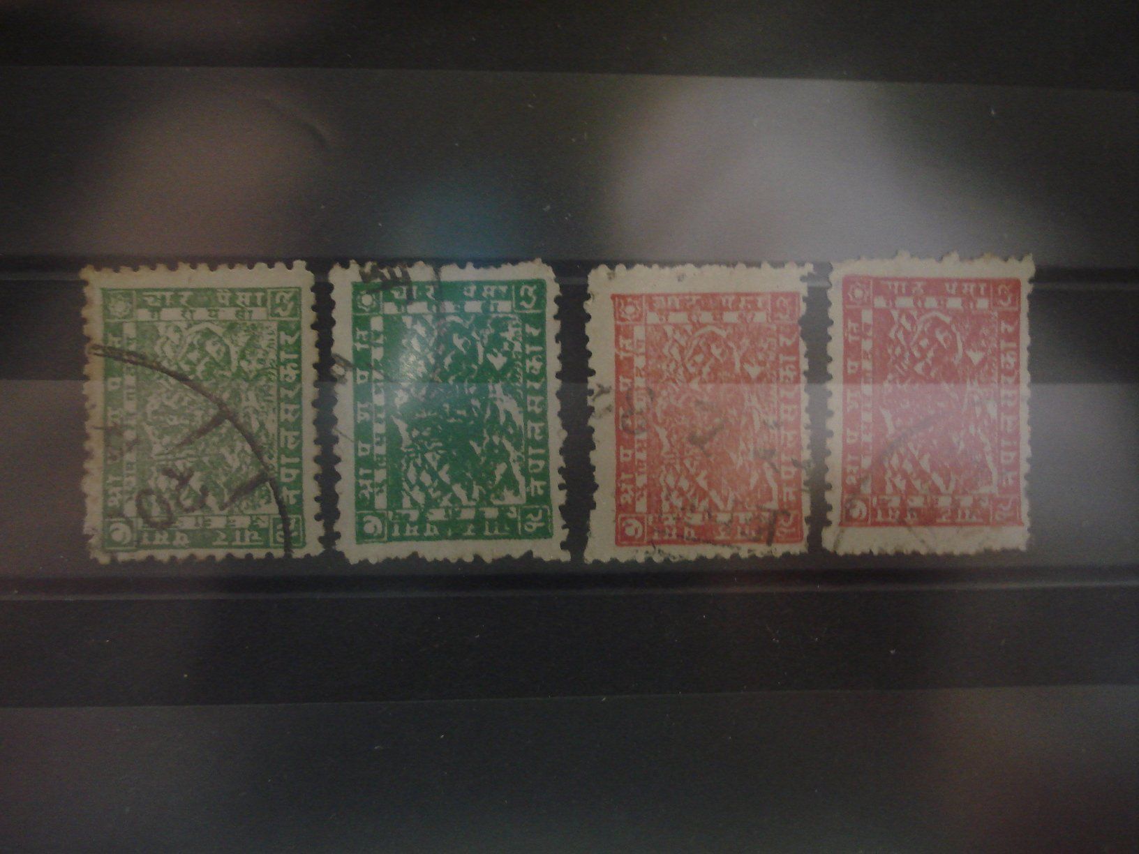 Tutti i francobolli: 4 alte Marken Nepal, 1907 o – Usato da Niederwil AG venduto da morostahu