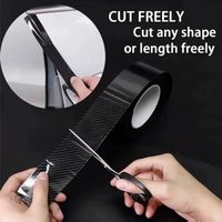 Carbon Fiber Auto Stoßstange Tür Schutz Film Sill Pro 3m