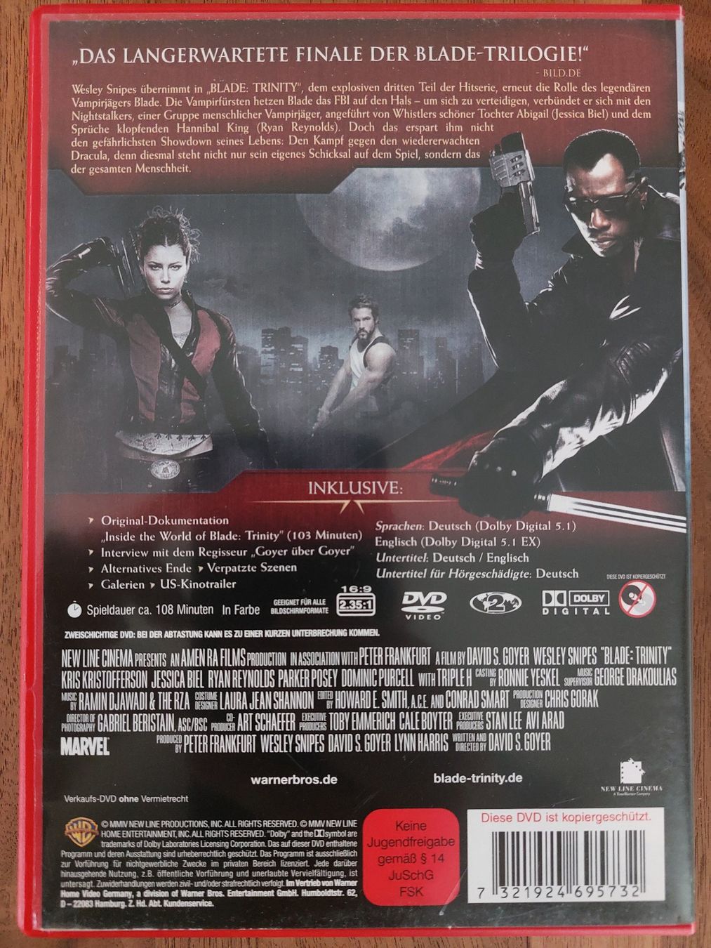 Tutti i DVDs: DVD - Blade Trinity – Usato da Rheinfelden venduto da Onyx74 1