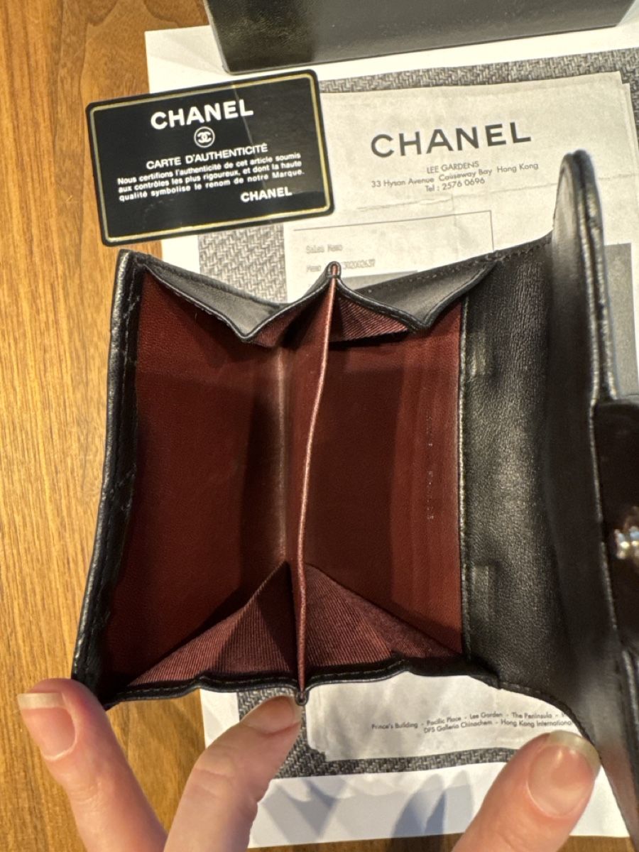 Chanel Portamonete: Chanel Wallet schwarz – Usato da Kilchberg ZH venduto da Mskb 5