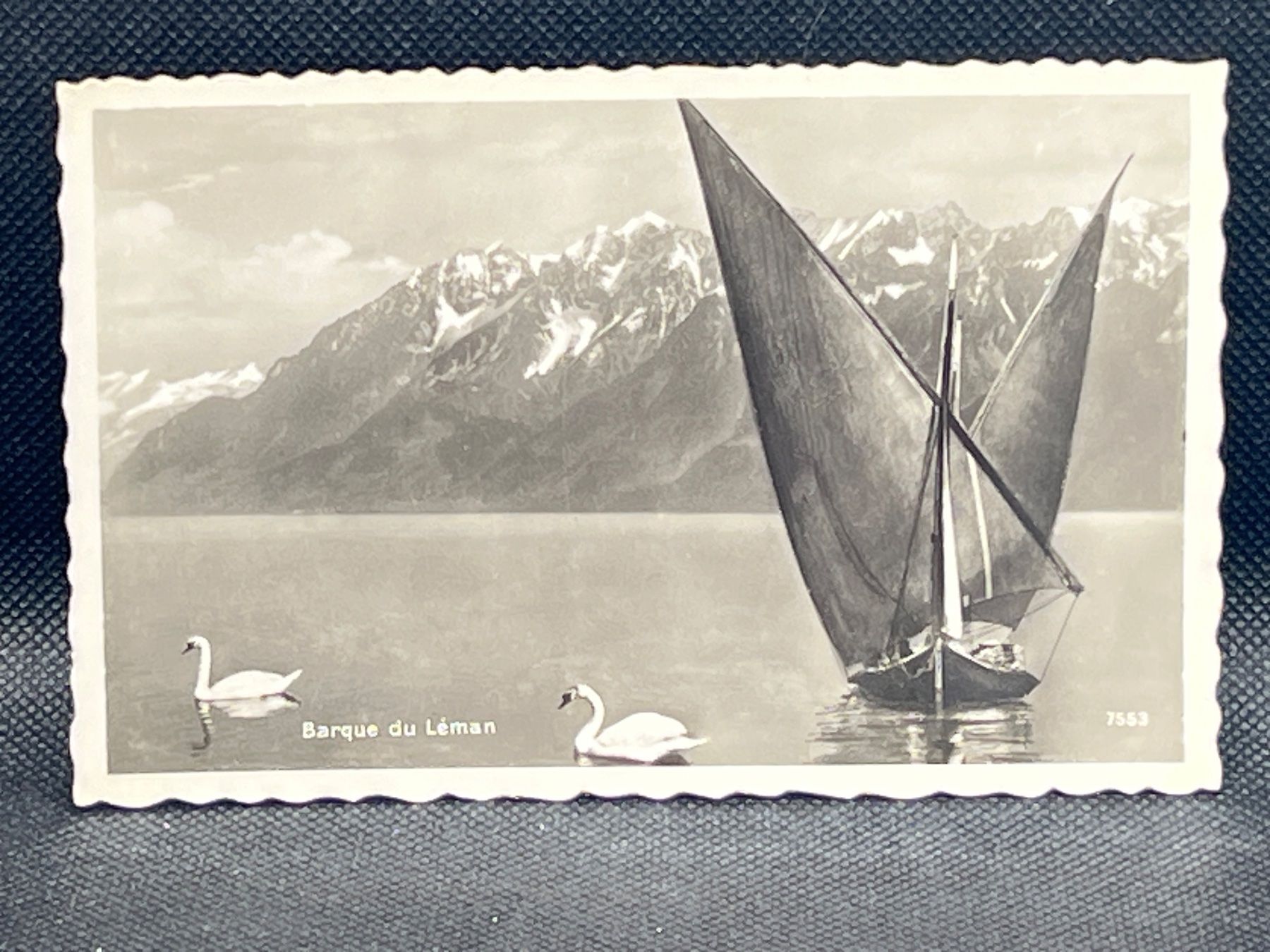 Cartoline postali: Barque du Léman – Usato da Widnau venduto da Brusi9