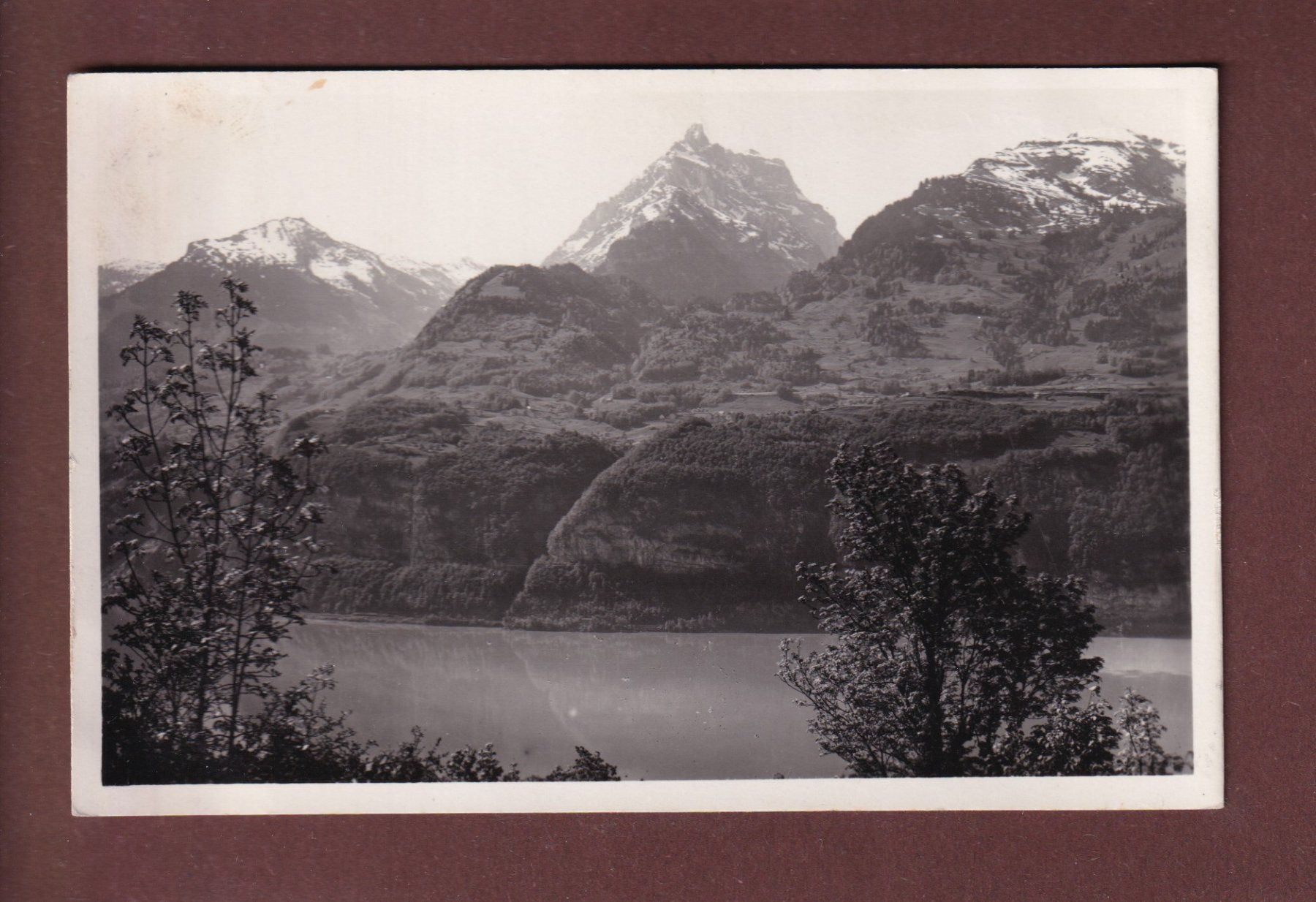 Ansichtskarten: Partie am WALENSEE - 1935 – Gebraucht aus Pully von nicecards-shop