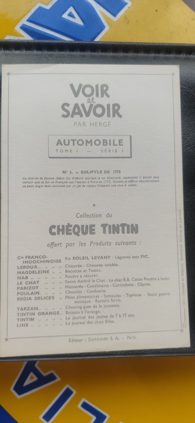 Comics: tintin, chèque tintin n3 – Neu (gemäss Beschreibung) aus Lausanne von Wampa 1