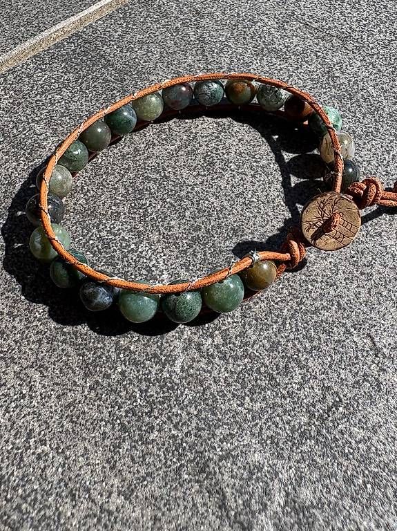 Bracciali & Braccialetti: Bracciale macrame con agata muschiata  – Usato da Salorino venduto da Ann_db 2