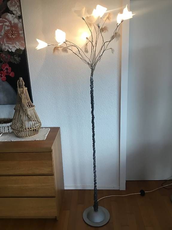 Lampes: Stehlampe Drahtgeflecht – D'occasion à St. Niklausen LU par val_y8jm