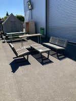 Siesta Gartenmöbel Set: Sofa, Stuhl und Tisch, Top Zustand