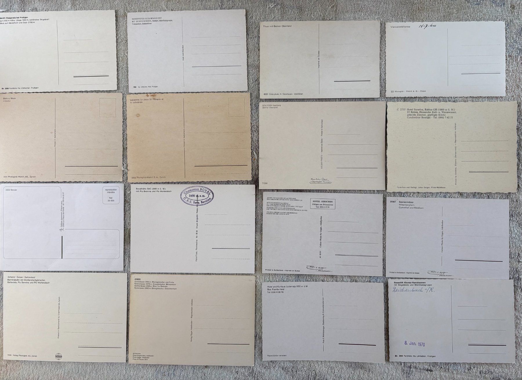 Cartoline postali: KONVOLUT VINTAGE POSTKARTEN SCHWEIZ – Usato da Ostermundigen venduto da Heavenmaus75 1