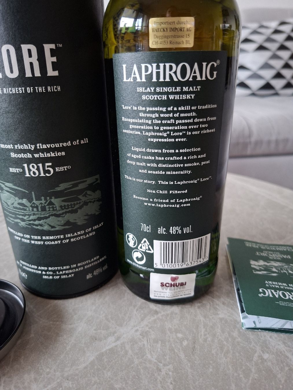 Laphroaig Spiritueux: Laphroaig Lore Islay Single Malt Scotch Whisky, 70cl 48% – D'occasion à Kriens par Arthur73 1