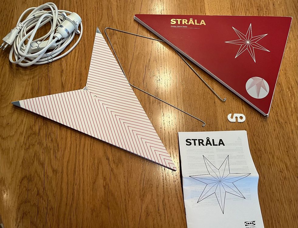 IKEA Weihnachten Stern Strla aus Karton sehr gross 70 cm (Gebraucht) in  Zrich fr CHF 15.5  mit Lieferung auf Ricardo kaufen