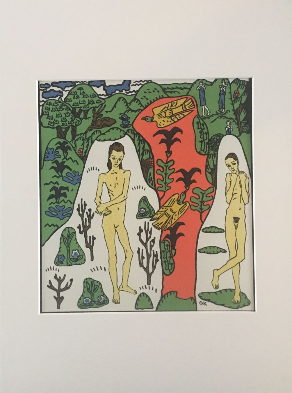 Grafiken & Lithographien: Oskar Kokoschka   Lithographie   "Das Mädchen Li und ich" – Gebraucht aus Nennigkofen von waltraub 1