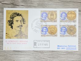 CL05 Enveloppe + Timbre Poste Vaticane 1980
