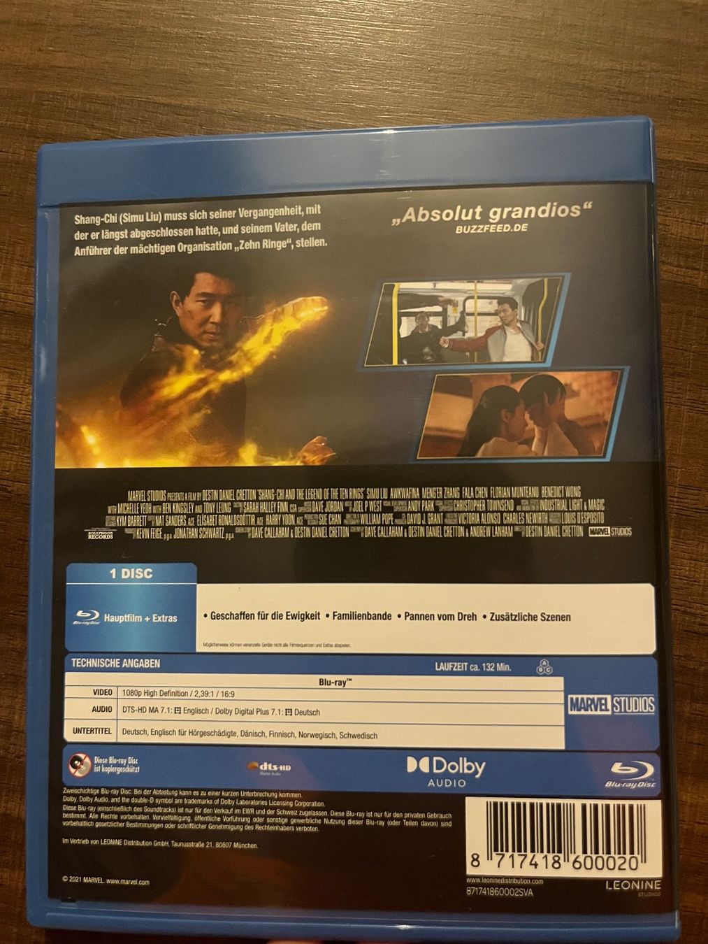 Tutti i DVDs: Marvel | Shang-Chi Blu-ray – Nuovo (secondo la descrizione) da Sierre venduto da black.box 1