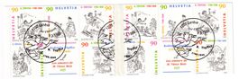 Briefmarken  Heftchen Schweiz 1999 gestempelt