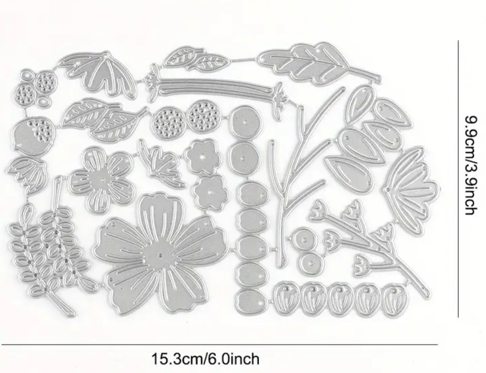 Sciablone: Blumen / Florales - Stanzschablone – Nuovo e nell'imballaggio originale da Frenkendorf venduto da jazzplatten 3