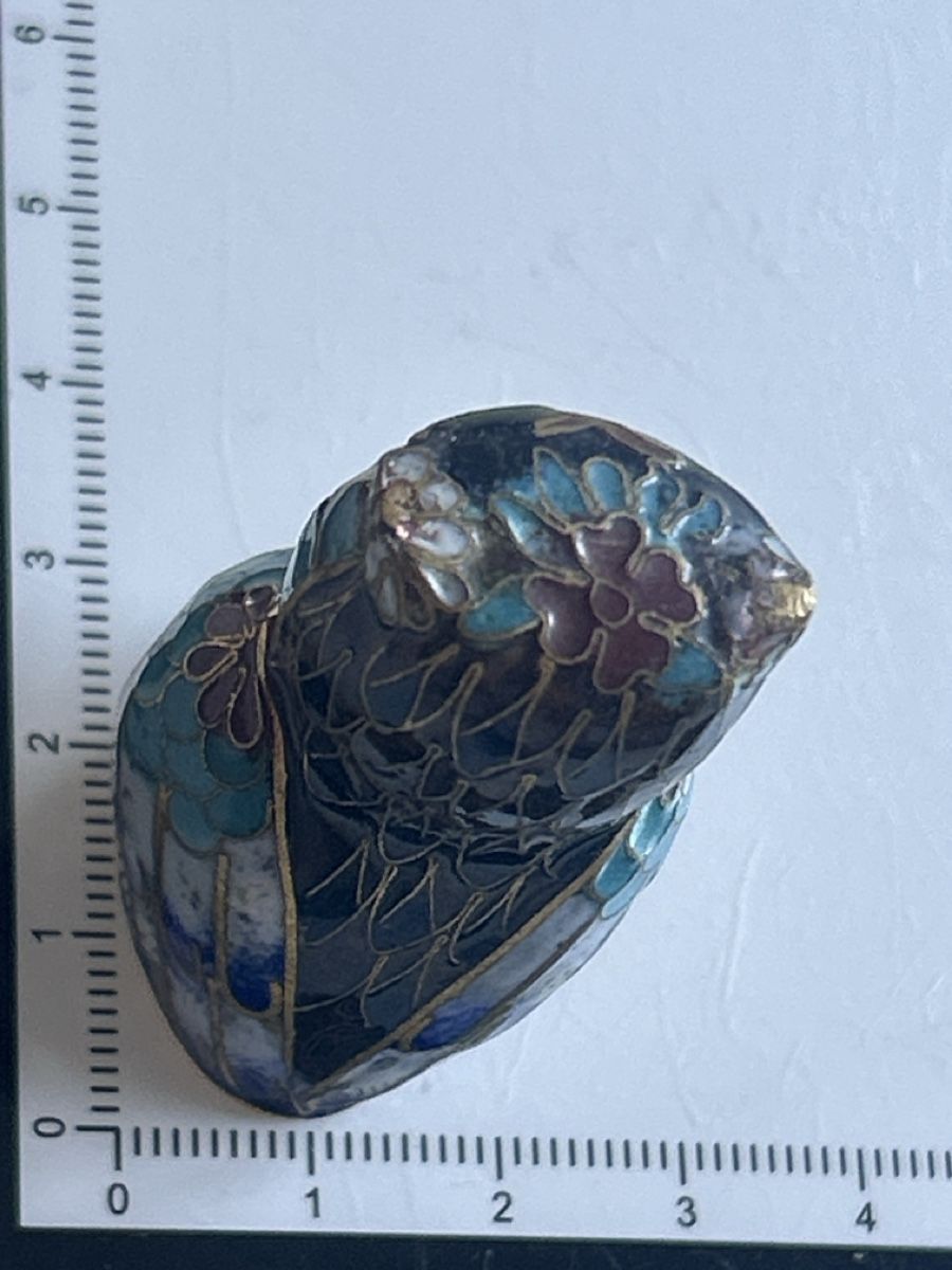 Statuette: Kleine Eule Figur Cloisonné emailliert (S13) – Usato da Neuenhof venduto da bro_9zsg 4