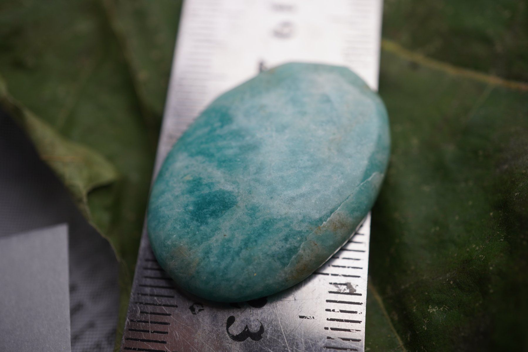 Minerali & Pietre curative: Amazonit       Cabochon 39ct  ab 1.- – Nuovo e nell'imballaggio originale da Eschenbach SG venduto da topstone 5