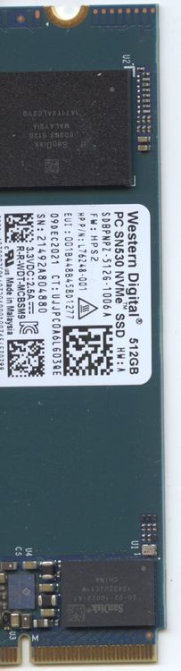 PC SN530 NVMe SSD Western Digital (512GB) | Kaufen auf Ricardo