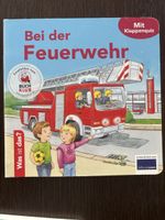 Kinderbuch Bei der Feuerwehr mit Klappen, gut erhalten