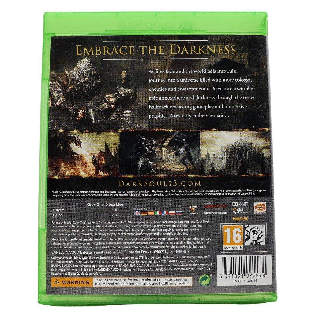 Giochi: Dark Souls III - Xbox One – Usato da Paudex venduto da dindeboy 1