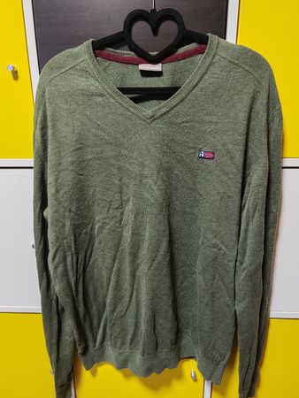Napapijri Pullover, Gr. XL, Olivgrün, Top Zustand!