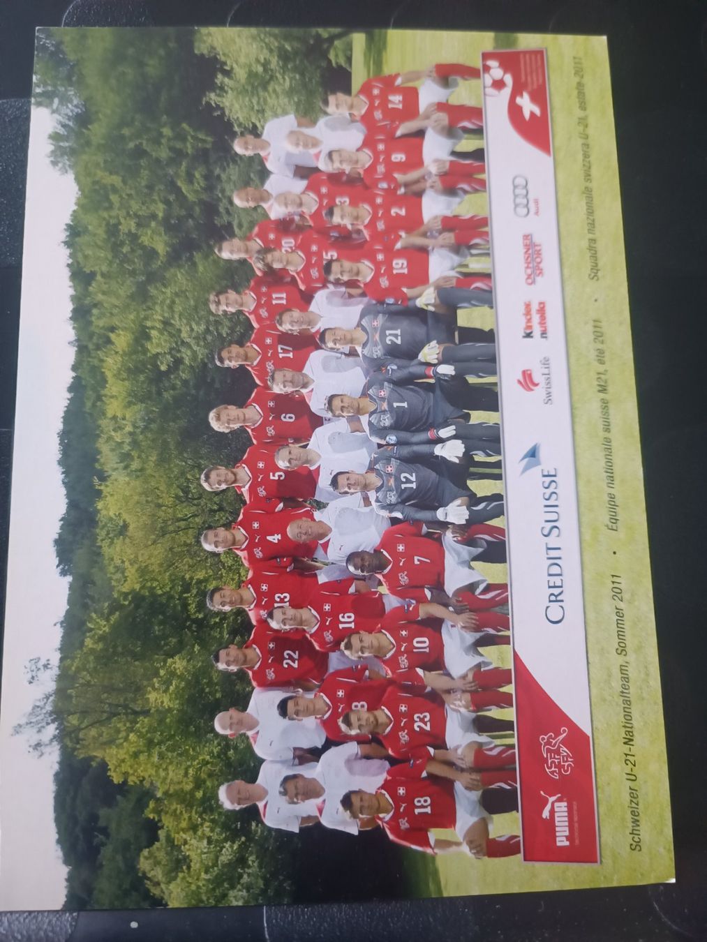 Autographes: Granit Xhaka - handsignierte SFV Autogrammkarte – D'occasion à Menziken par Artographs 1