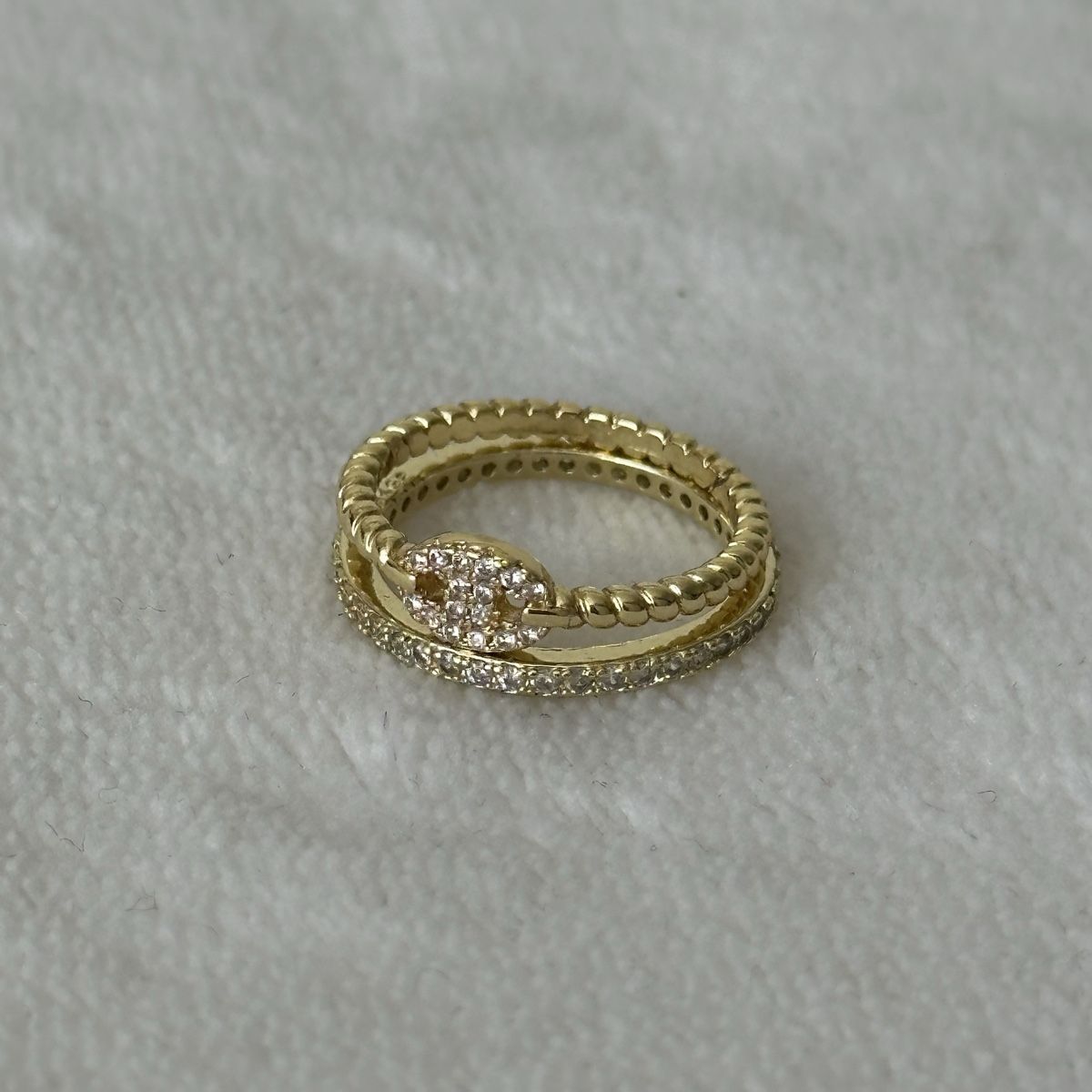 Anelli: 18KGP Kaffee Bohn Zirkonia Ring  – Nuovo (secondo la descrizione) da Givisiez venduto da dor_xb9k 1