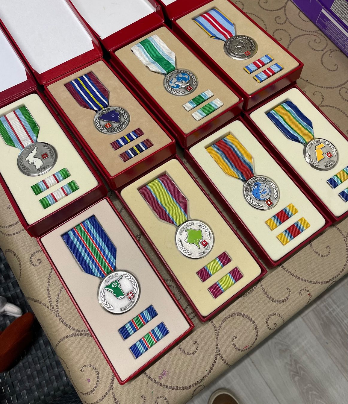 Medaglie: 8 Medallien Schweiz. Armee – Usato da Basel venduto da OrdenMax 2