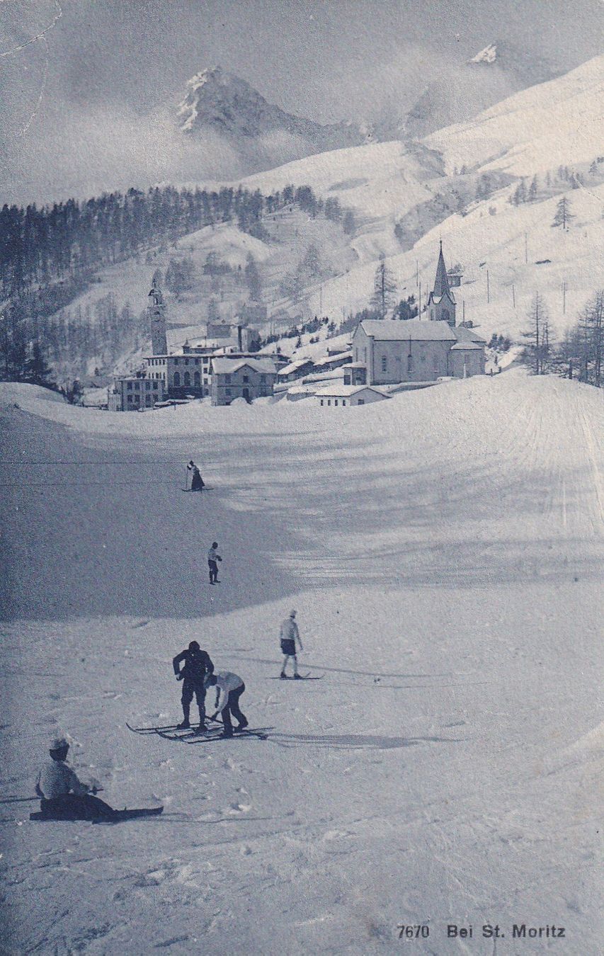 Ansichtskarten: Bei St. Moritz  1910 – Gebraucht aus Cormoret von Pascalll2001