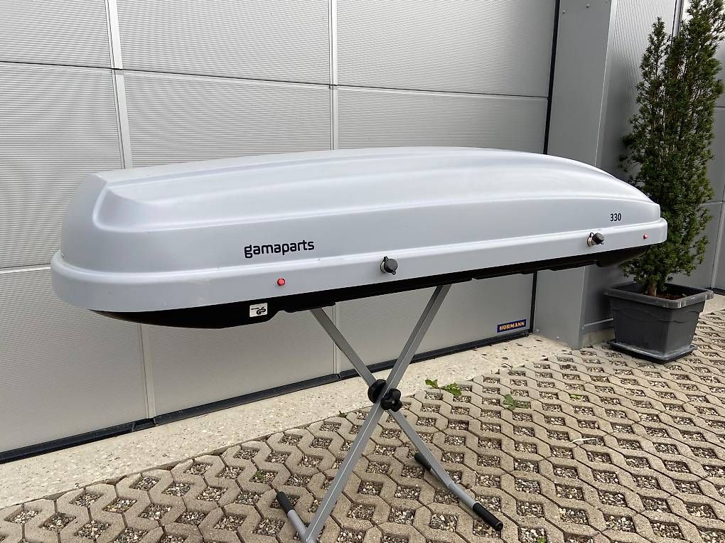 Dachboxen: Dachbox Gamaparts 330 mit oder ohne Thule Träger – Gebraucht aus Leuzigen von Doppelrad 2