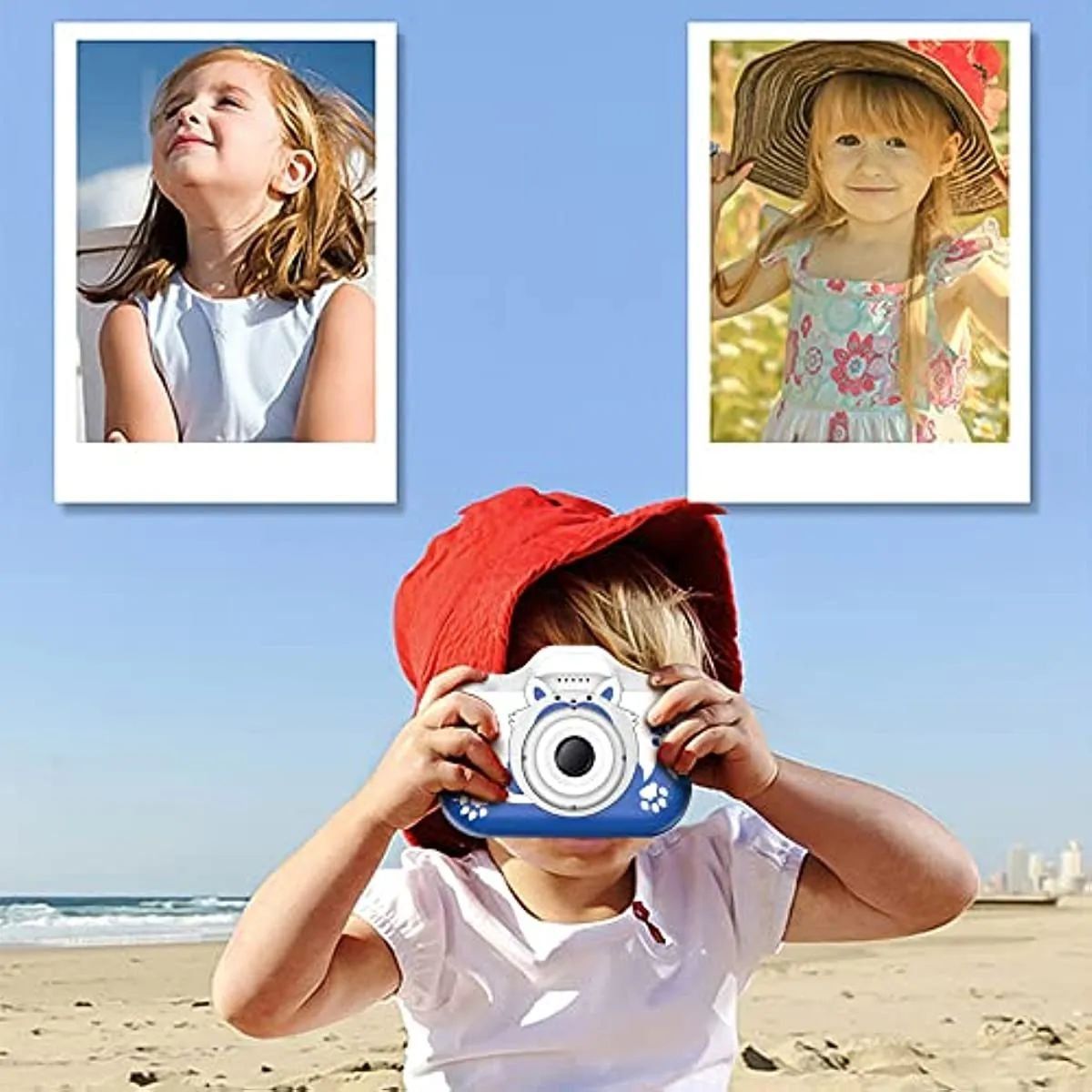 Fotocamera: Kinder-Digital kamera mit USB-Ladegerät integrierte 1080P – Nuovo e nell'imballaggio originale da Genève venduto da Top-Trend 5