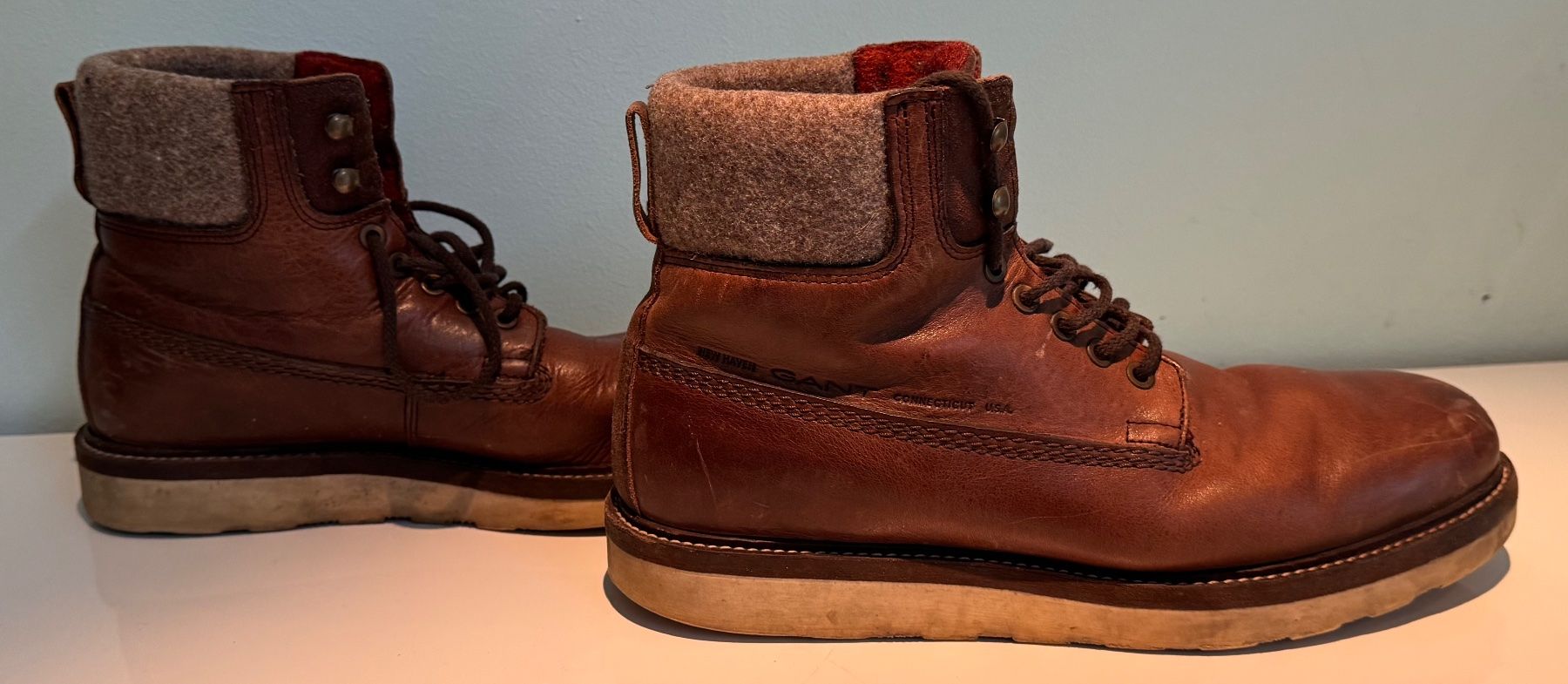 Gant Scarpe da uomo: Stiefel Leder braun Grösse 43 gebraucht – Usato da Chur venduto da tan_qx6b 1
