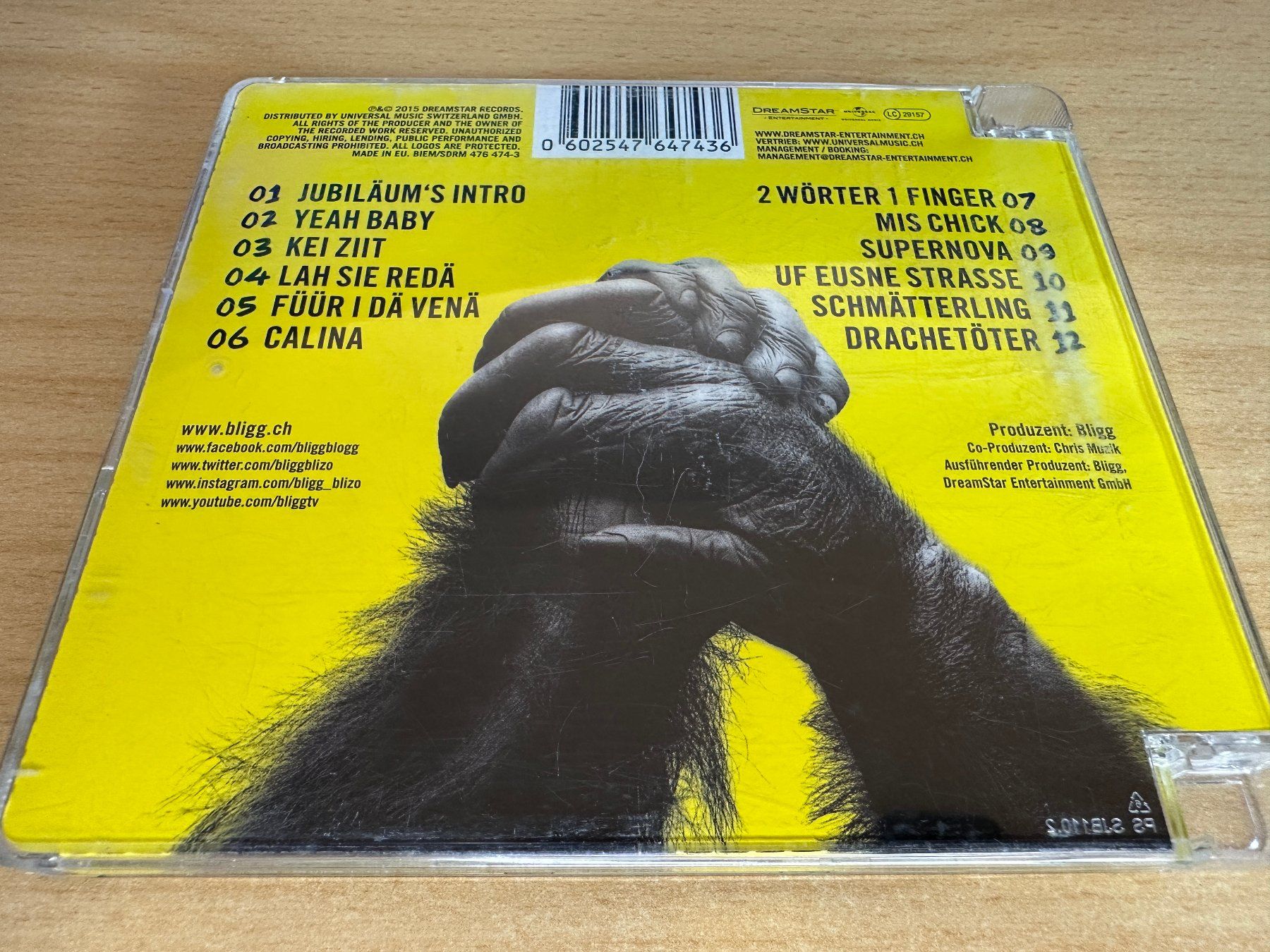 CD: Bligg – Instinkt – Usato da Rikon im Tösstal venduto da Alpenmutz 1