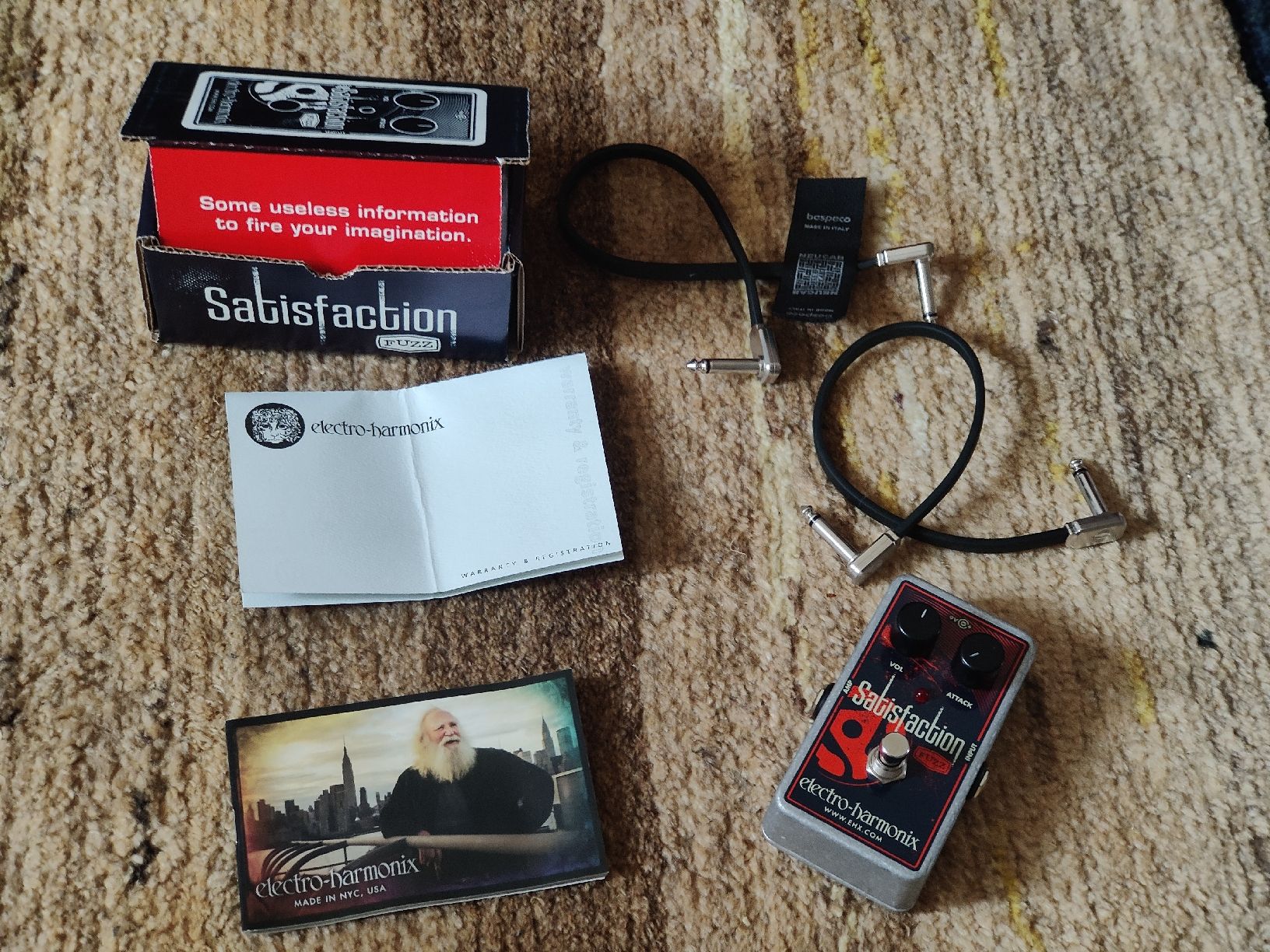 Electro-Harmonix Musikinstrumente: Electro-Harmonix Satisfaction Fuzz inkl. OVP + Patchkabel – Neu (gemäss Beschreibung) aus Basel von jan_sn5d 1