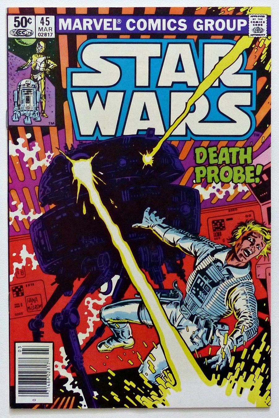 Fumetti: STAR WARS #45 PROTOTYPE NEW PROBE DEADLY DROID MARVEL 1981 – Usato da Lugano venduto da YouWantUS