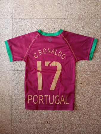 Portugal Kinder Fussballtrikot "RONALDO 17" Gr. 116