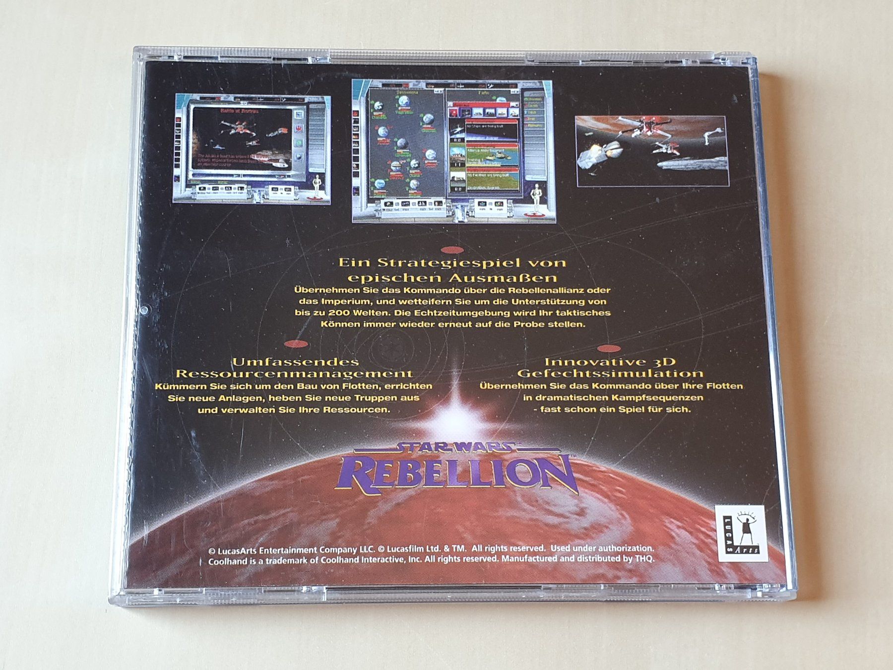 Microsoft Jeux: Star Wars Rebellion – Défectueux à Stansstad par collectorsshop 1