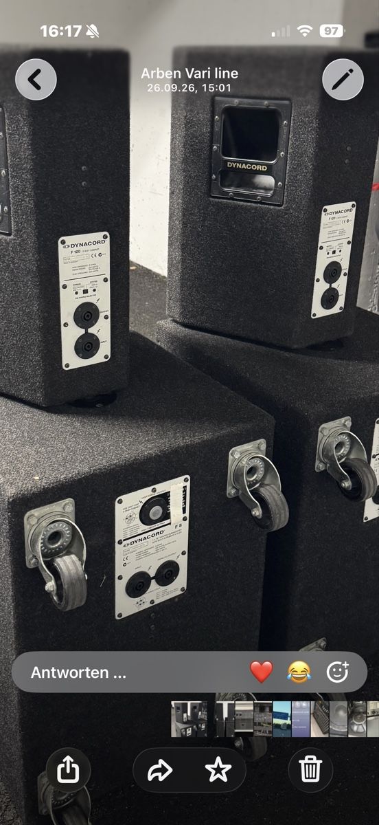 Dynacord Casse acustiche: PA Dynacord Anlage  – Usato da Nebikon venduto da Electrovoice10